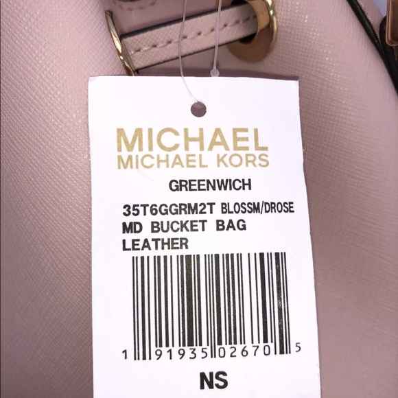 🌸NWT Michael Kors Bucket Hobo Blossom Pink🌸 - Picture 8 of 8